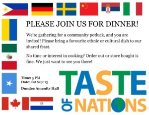 Taste of Nations Dinner